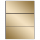 8.5" x 3.666"  Sheet Label