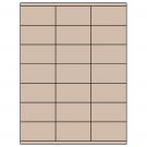2.83" x 1.5"  Sheet Label