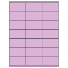 2.83" x 1.5"  Sheet Label