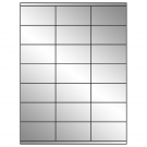 2.83" x 1.5"  Sheet Label