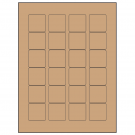 1.5" x 1.5"  Sheet Label