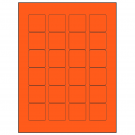 1.5" x 1.5"  Sheet Label
