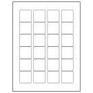 1.5" x 1.5"  Sheet Label