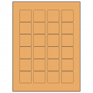 1.5" x 1.5"  Sheet Label