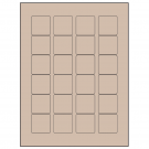 1.5" x 1.5"  Sheet Label