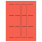 1.5" x 1.5"  Sheet Label