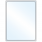 8.375" x 10.875"  Sheet Label