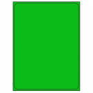 8.375" x 10.875"  Sheet Label