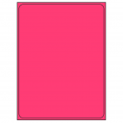 8.375" x 10.875"  Sheet Label