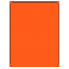 8.375" x 10.875"  Sheet Label