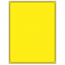 8.375" x 10.875"  Sheet Label