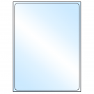 8.375" x 10.875"  Sheet Label