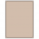 8.375" x 10.875"  Sheet Label