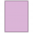 8.375" x 10.875"  Sheet Label