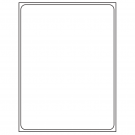 8.375" x 10.875"  Sheet Label