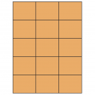 2.83" x 2.2"  Sheet Label