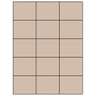 2.83" x 2.2"  Sheet Label