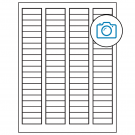 1.7225" x 0.5"  Sheet Label