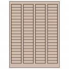 1.7225" x 0.5"  Sheet Label