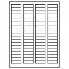 1.7225" x 0.5"  Sheet Label