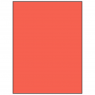 8.5" x 11"  Sheet Label