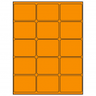 2.6875" x 2"  Sheet Label