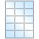 2.6875" x 2"  Sheet Label