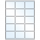 2.6875" x 2"  Sheet Label