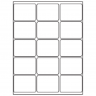 2.6875" x 2"  Sheet Label