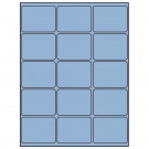 2.6875" x 2"  Sheet Label