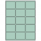 2.6875" x 2"  Sheet Label