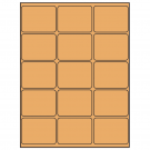 2.6875" x 2"  Sheet Label