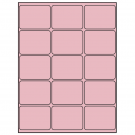 2.6875" x 2"  Sheet Label