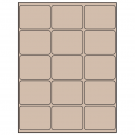 2.6875" x 2"  Sheet Label