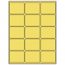 2.6875" x 2"  Sheet Label