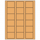 2.125" x 1.75"  Sheet Label