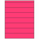 8.5" x 1.5"  Sheet Label