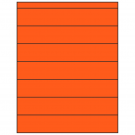 8.5" x 1.5"  Sheet Label