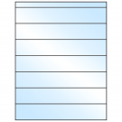 8.5" x 1.5"  Sheet Label