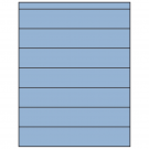 8.5" x 1.5"  Sheet Label