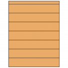 8.5" x 1.5"  Sheet Label