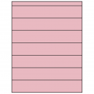 8.5" x 1.5"  Sheet Label
