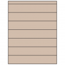 8.5" x 1.5"  Sheet Label