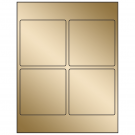 3.875" x 3.875"  Sheet Label