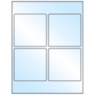 3.875" x 3.875"  Sheet Label