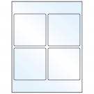 3.875" x 3.875"  Sheet Label