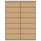4.25" x 1.5"  Sheet Label