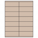 4.25" x 1.5"  Sheet Label