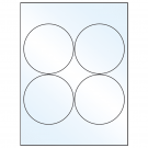 3.9375" x 3.9375"  Sheet Label