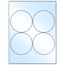 3.9375" x 3.9375"  Sheet Label